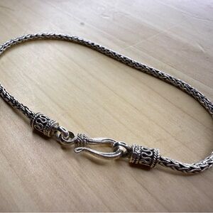 Sterling Silver Braided Bracelet